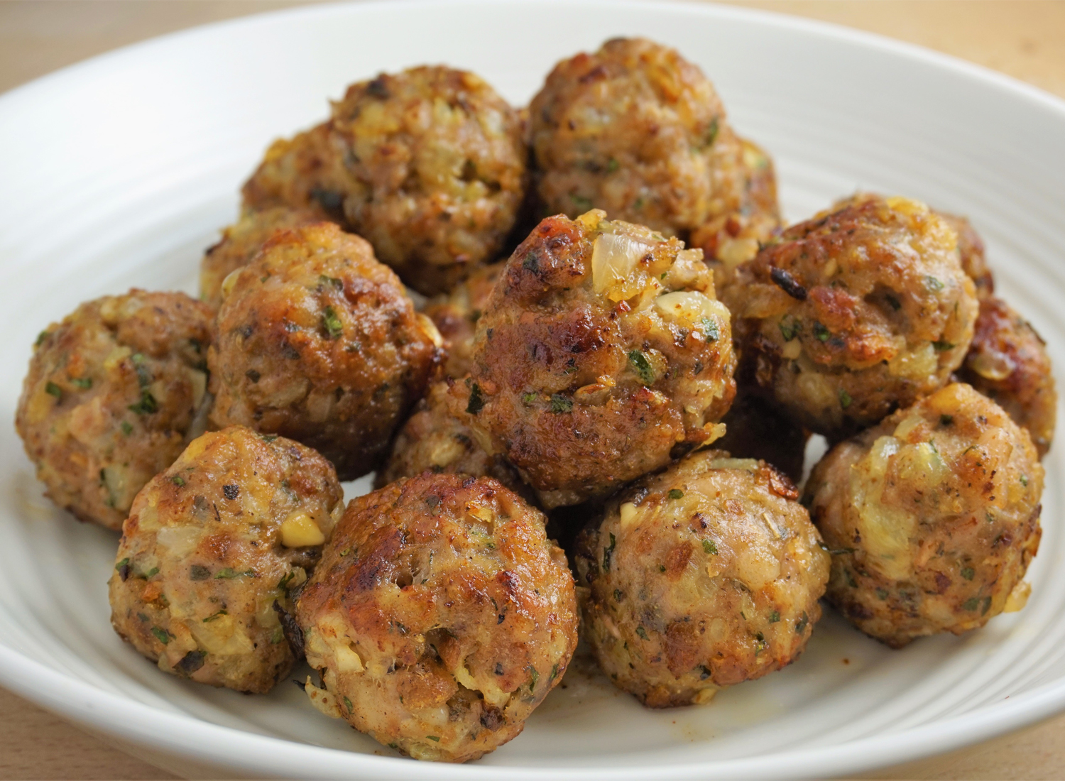 sausage meat stuffing balls