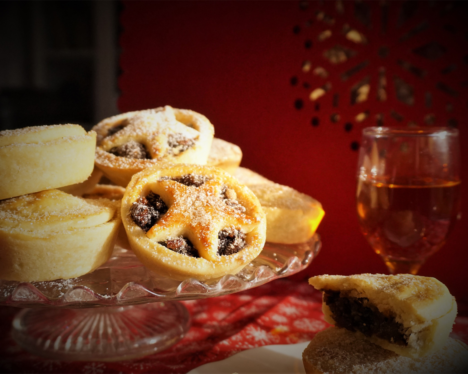 mince pies made with sweet shortcrust pastry