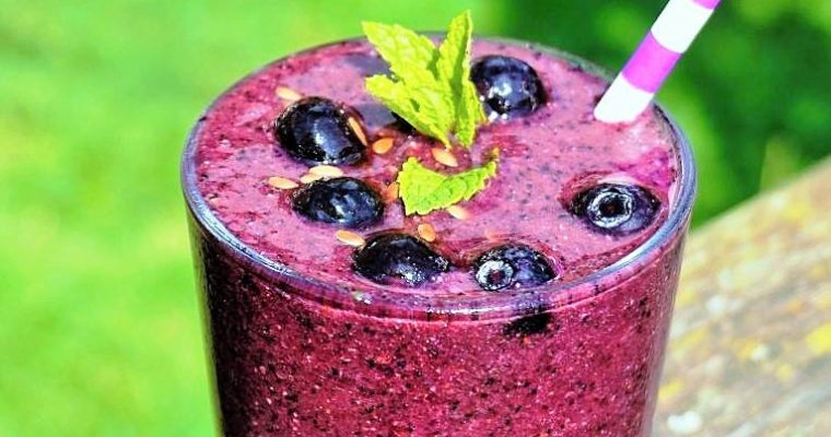Blueberry & Mint Smoothie