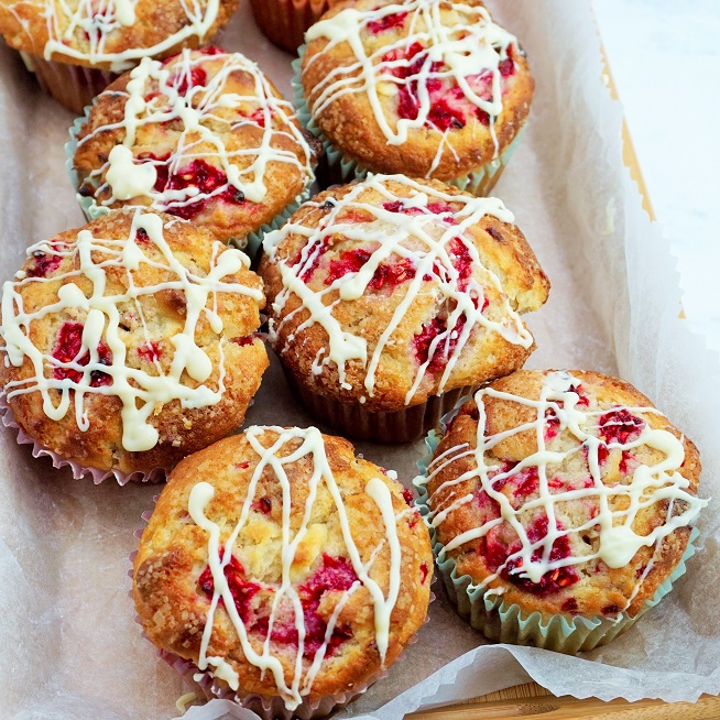 Raspberry White Chocolate Muffins Recipes Moorlands Eater