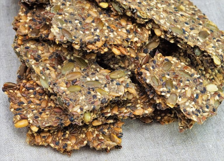 Easy Seed Crackers | Grain Free | Plant Based | Moorlands Eater