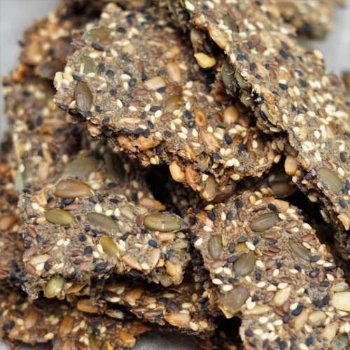 Easy Seed Crackers | Grain Free | Plant Based | Moorlands Eater