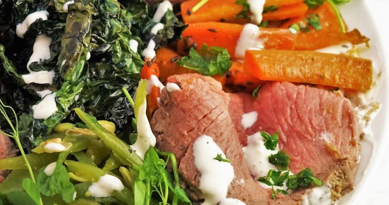 Roast Beef Salad with Horseradish Dressing
