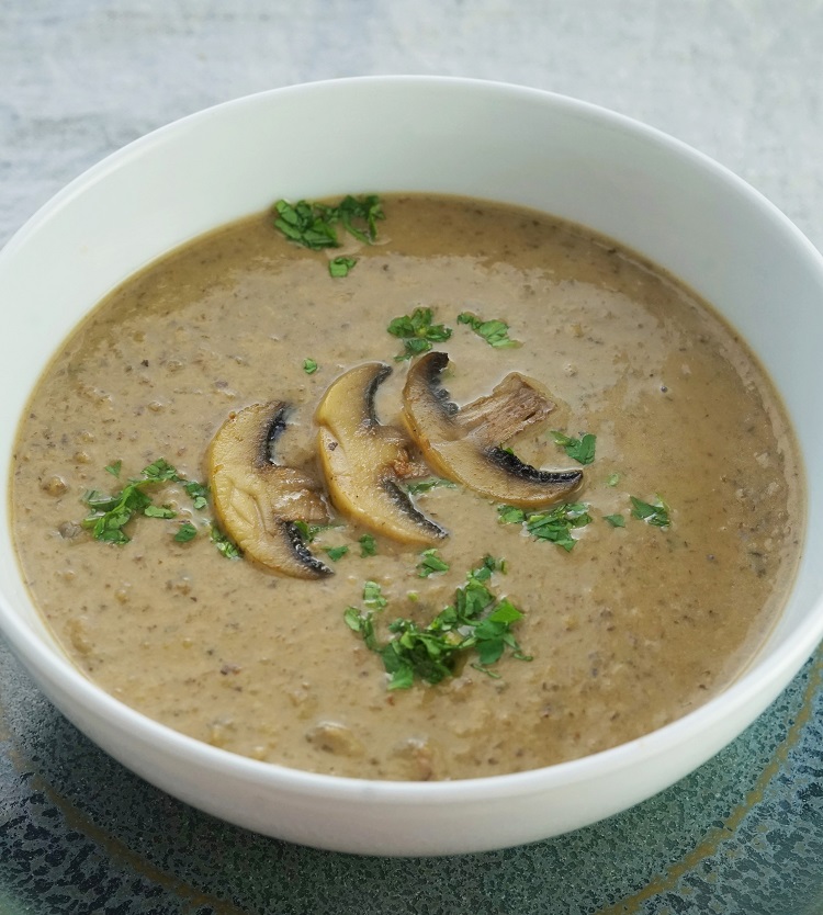 Mushroom & Chestnut Soup | Recipes | Moorlands Eater