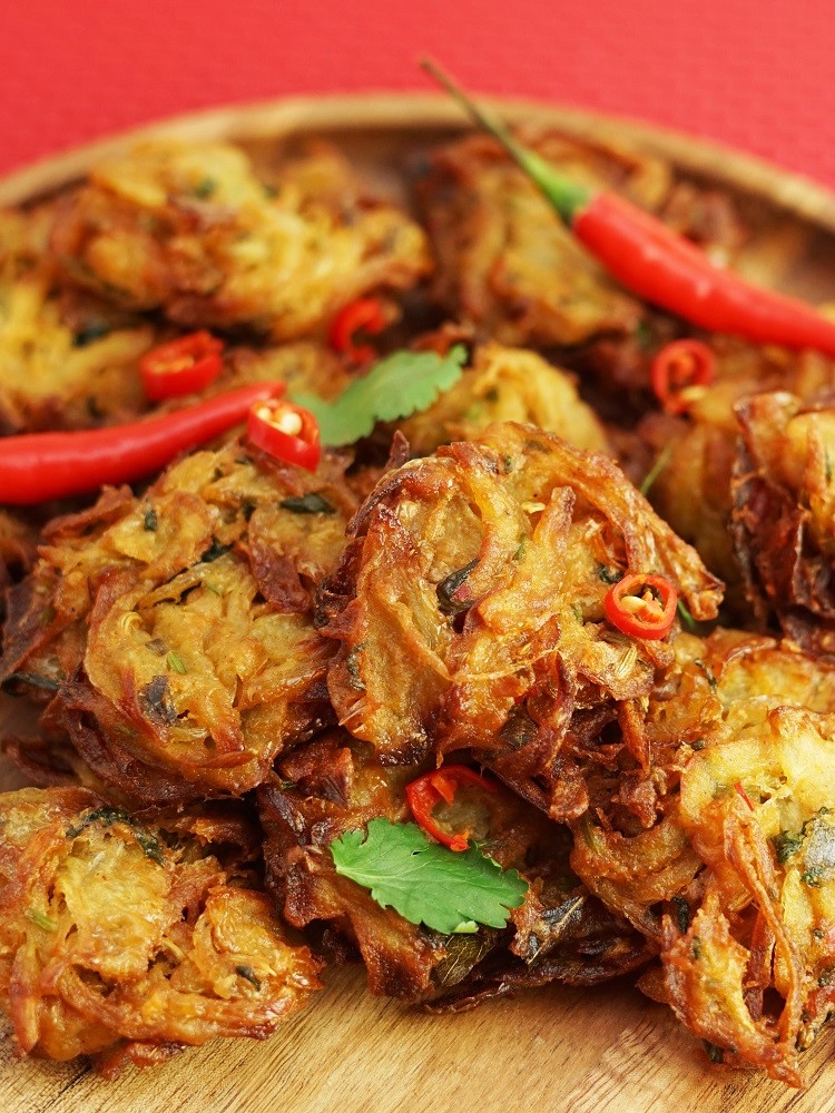 Onion Bhaji in light batter | Recipes | Moorlands Eater