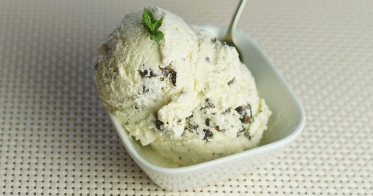 Fresh Mint & Chocolate Chip Ice Cream