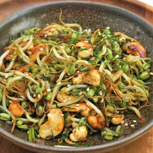 Cashew & Bean Sprout Stir Fry | Recipes | Moorlands Eater