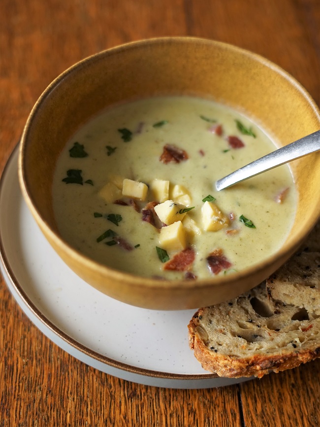 Celery Soup with Blue Cheese & Bacon | Recipes | Moorlands Eater