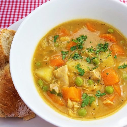 Chicken & Vegetable Stew with leftover chicken | Moorlands Eater