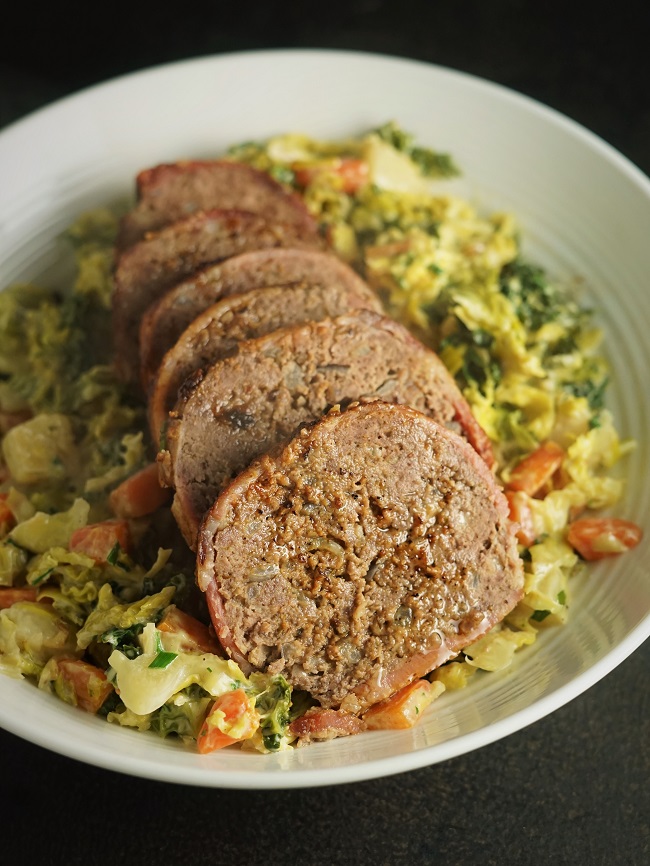 mince recipes: bacon wrapped meatloaf