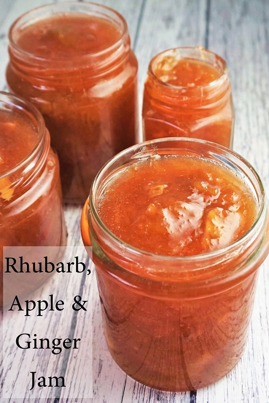 Rhubarb, Apple & Ginger Jam