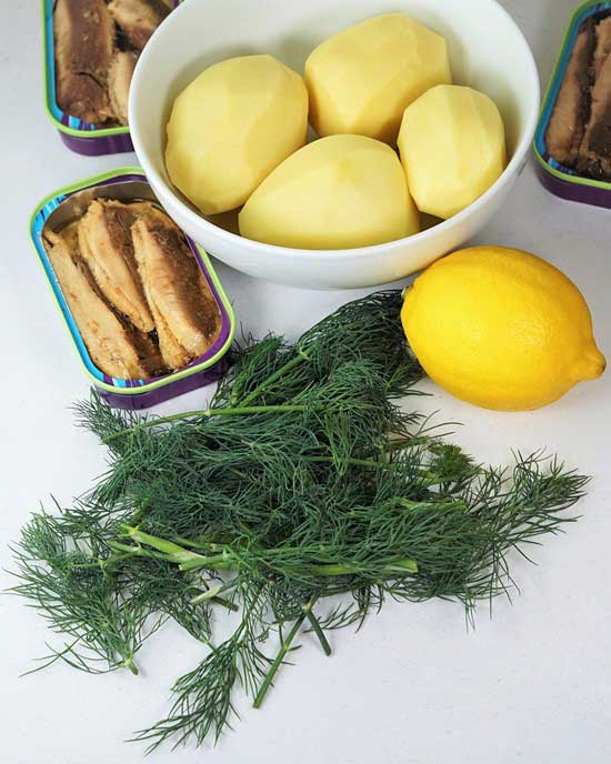 ingredients for Sardine Fish Cakes