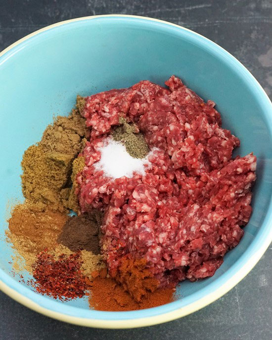 Moroccan Lamb Meatballs ingredients