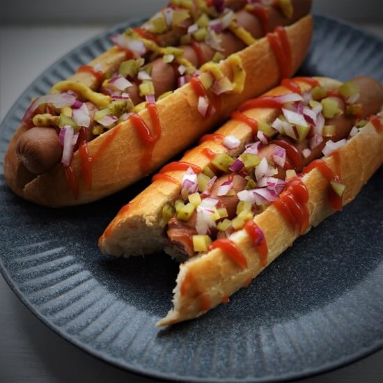 Homemade Hot Dog Buns