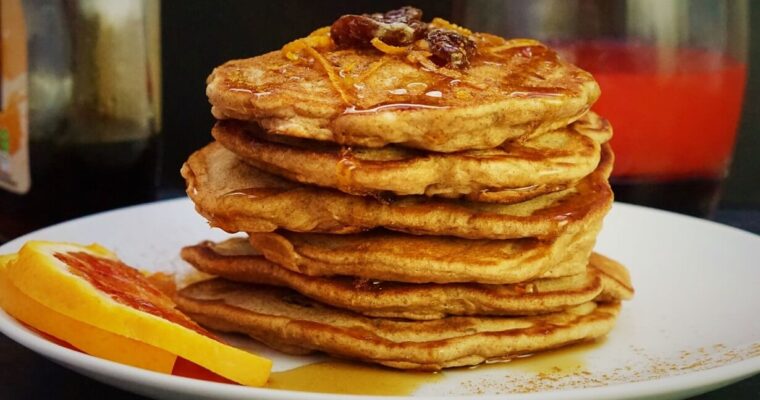 Sultana, Orange & Cinnamon Pancakes