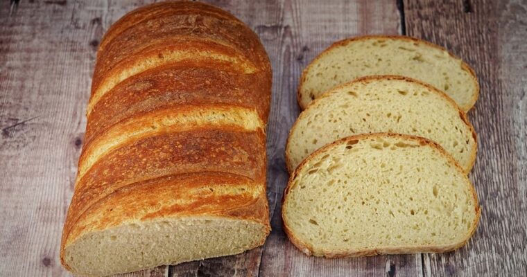 Bloomer Bread (no-knead, overnight recipe)