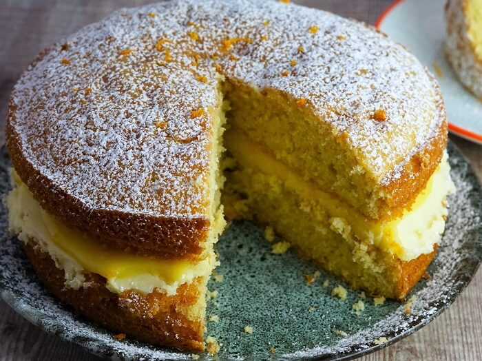 Orange Victoria Sponge Cake
