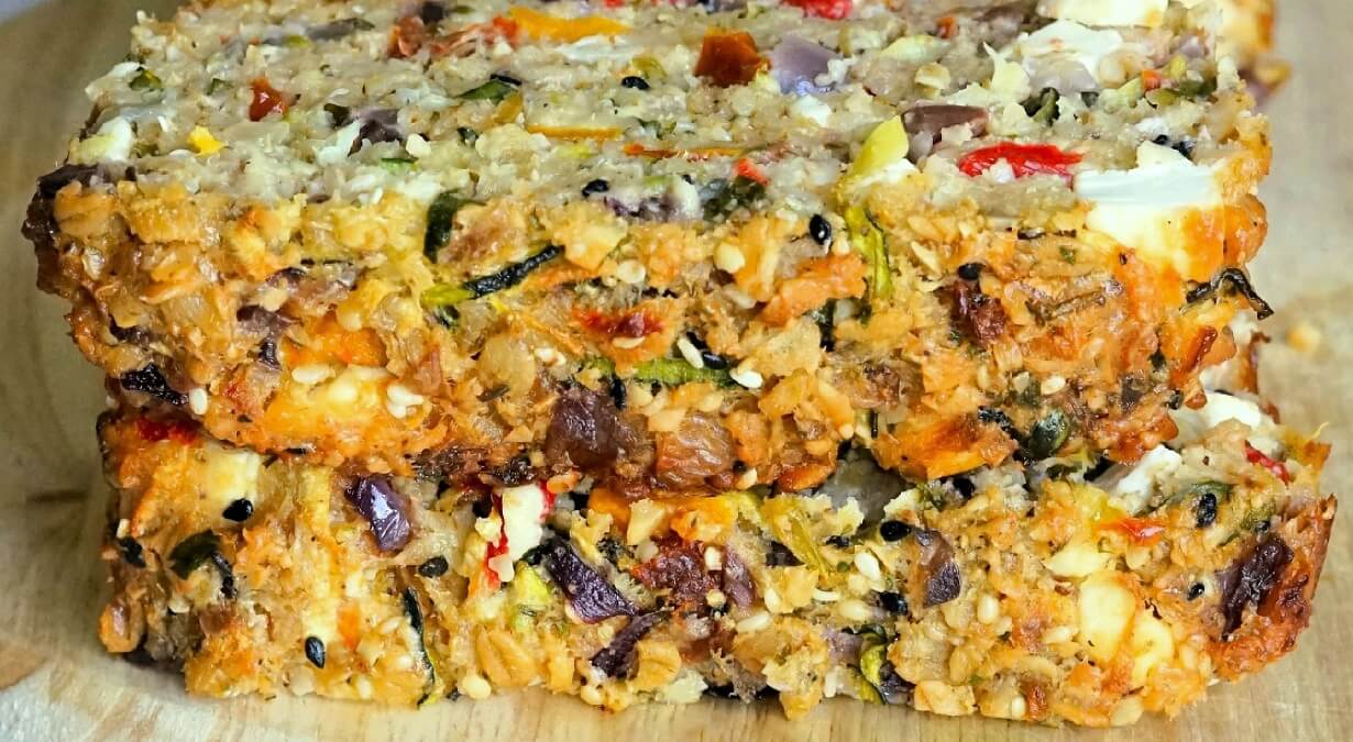 Mediterranean Oat Bake