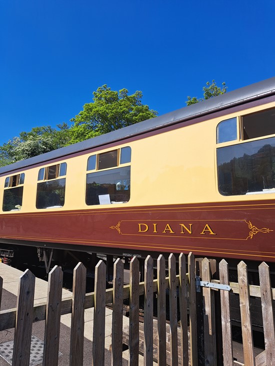 Diana Dining carriage on the Churnet Valley Railway