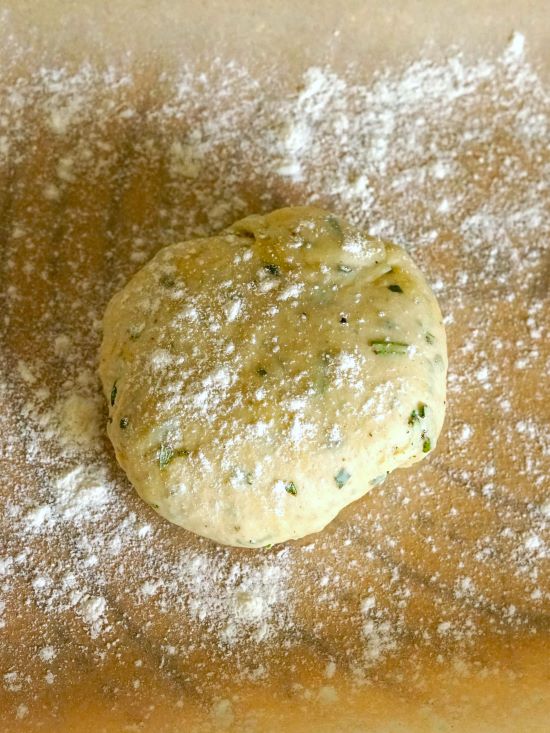 dough for Rosemary Crackers