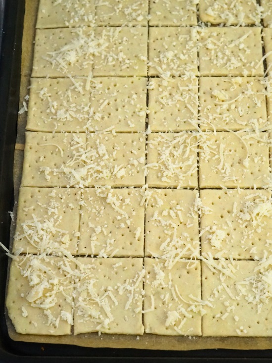 ready to bake Easy Homemade Cheese Crackers