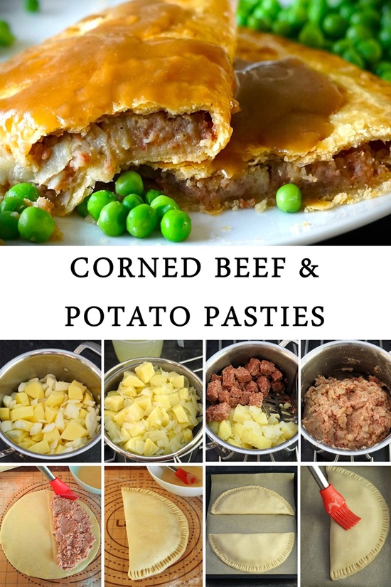 Corned Beef & Potato Pasties