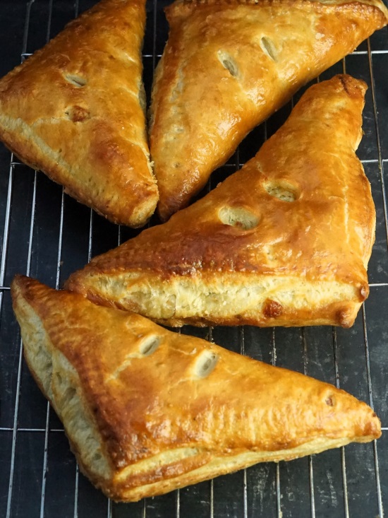 cooling Ham & Cheese Puff Pastries
