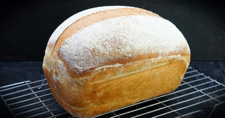 Simple White Bread (Split Tin Loaf)