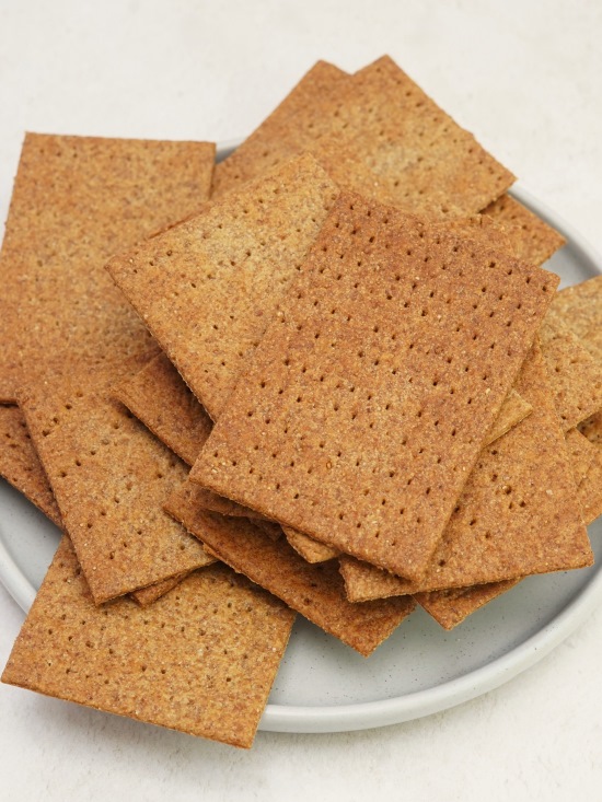 Homemade Rye Crackers