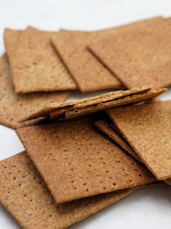 Homemade Rye Crackers