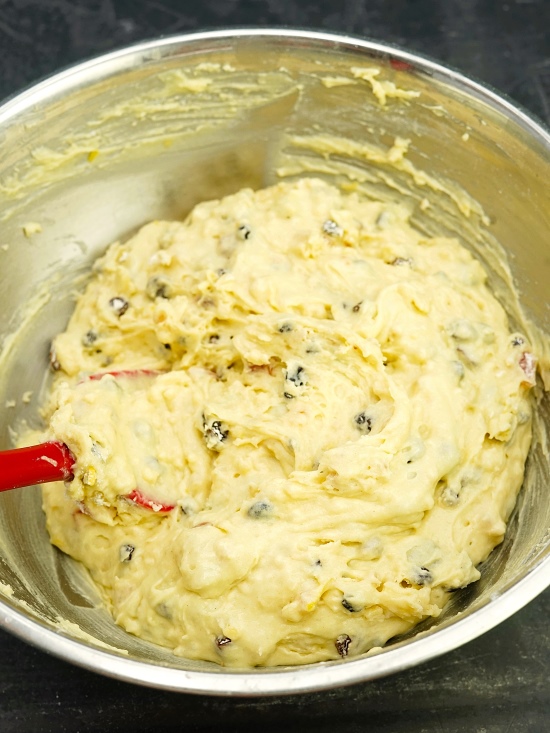 batter for Genoa Cake Muffins