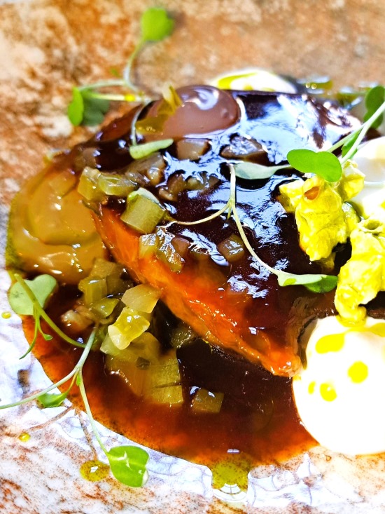 braised beef starter at The Grosvenor Restaurant