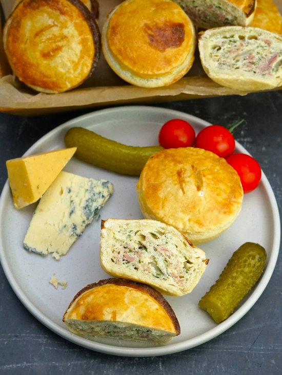 Egg and Ham Pies