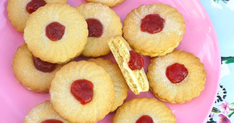 Jam and Cream Biscuits