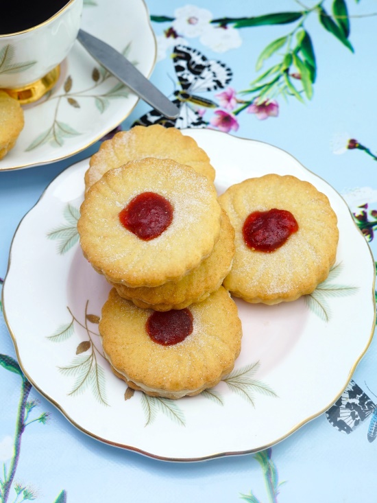 Jam and Cream Biscuits