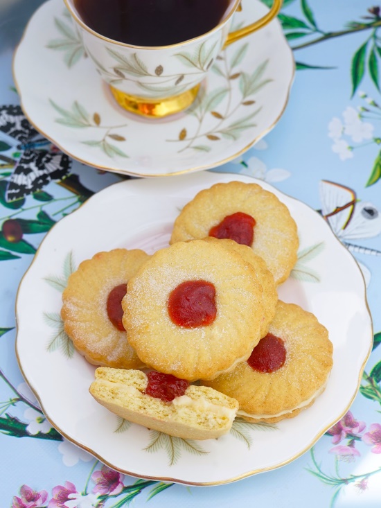 Jam and Cream Biscuits