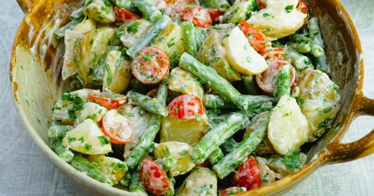 Green Bean, Tomato and Potato Salad with Aioli