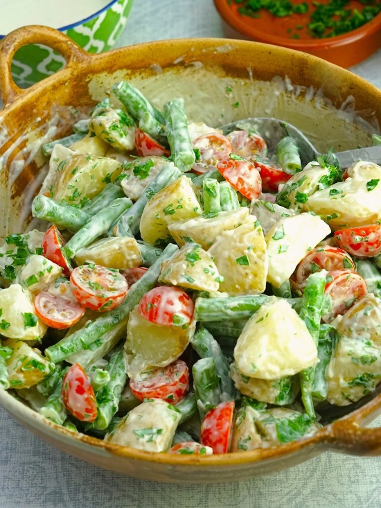 Green Bean, Tomato and Potato Salad with Aioli