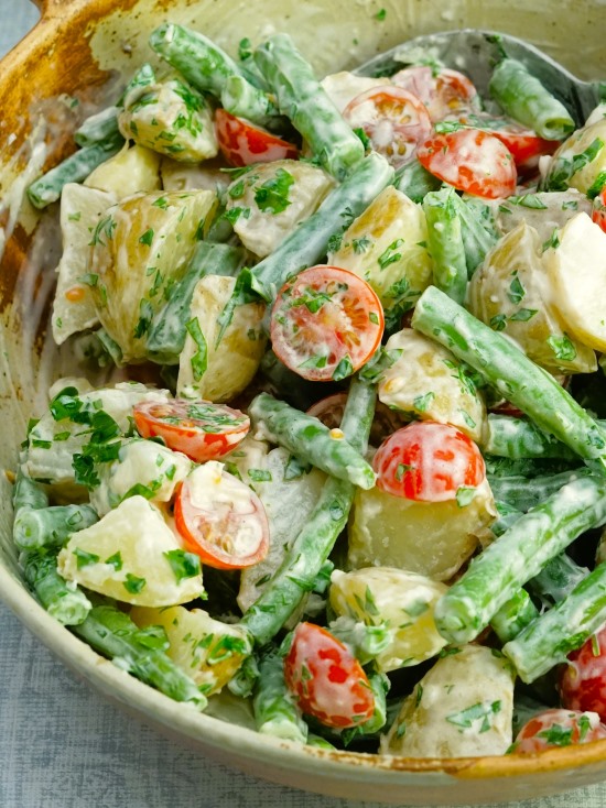 Green Bean, Tomato and Potato Salad with Aioli