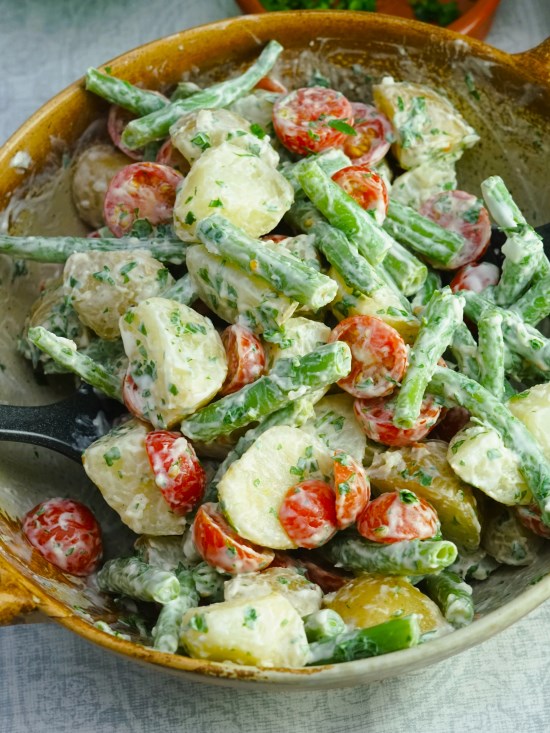 Green Bean, Tomato and Potato Salad with Aioli