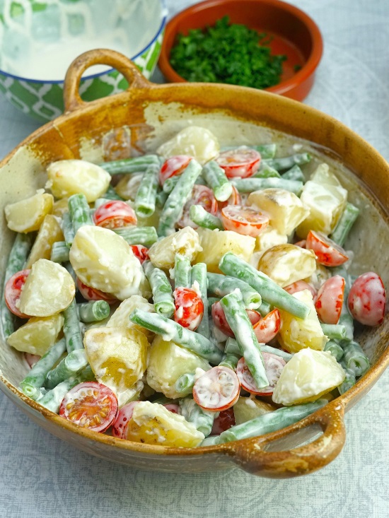 Green Bean, Tomato and Potato Salad with Aioli