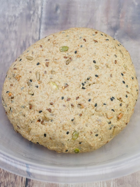 dough for Multigrain Seeded Bread Rolls