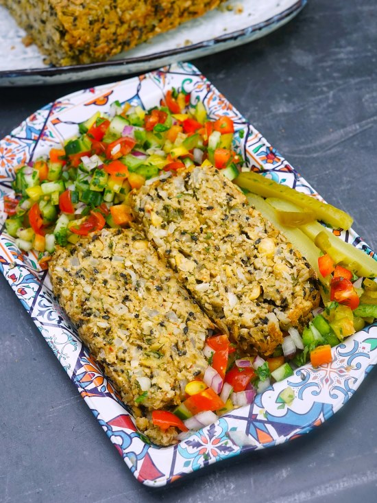 Chickpea and Oat Bake