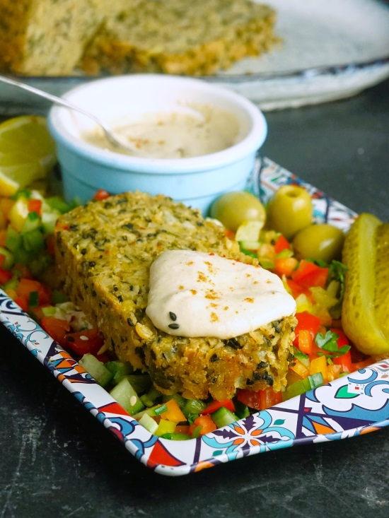 Chickpea and Oat Bake