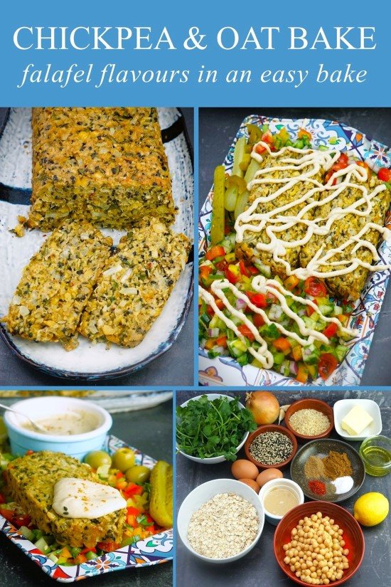 Chickpea and Oat Bake