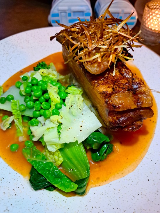 Pork Belly at The Jervis Arms