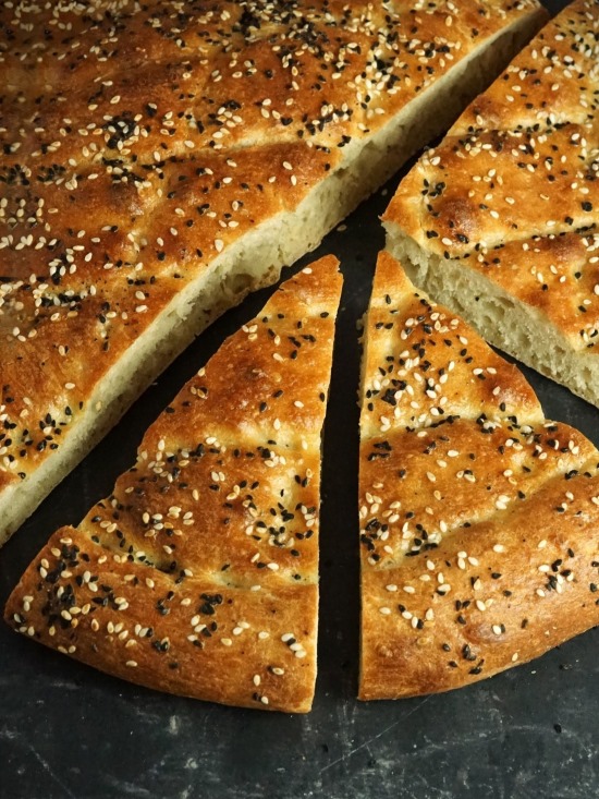 Ramazan Pidesi Turkish pide flatbread