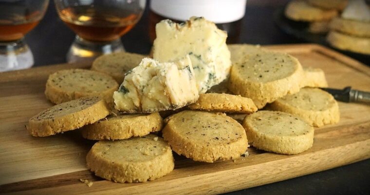 Stilton Shortbread Biscuits