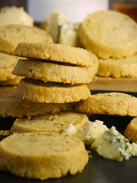 Stilton Shortbread Biscuits