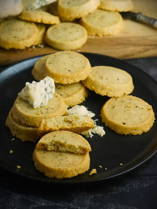 Stilton Shortbread Biscuits